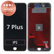 Zaslon za iPhone 7 Plus, Black, Steklo na dotik z okvirjem, Refurbished
