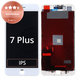 Zaslon za iPhone 7 Plus, White, Steklo na dotik z okvirjem, Refurbished