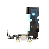 Apple iPhone 8 - Konektor za polnjenje + Flex kabel (White)