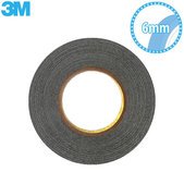 3M - Dvostranski lepilni trak - 4mm x 50 m (črn)