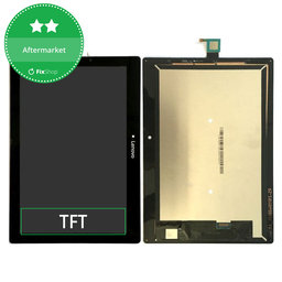 Lenovo TAB 2 A10-30 TB2-X30F - LCD zaslon + steklo na dotik (Black) TFT
