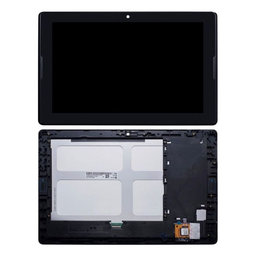 Lenovo IdeaTab A10 - 70 A7600 - LCD zaslon + steklo na dotik + okvir (Black) TFT