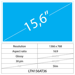 Acer Aspire 3 A315-21 15.6 LCD Slim sijajni 30 pin HD