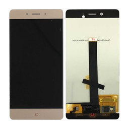 Nubia Z11 - LCD zaslon + steklo na dotik (Gold) TFT