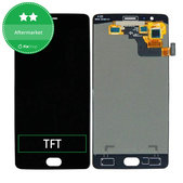 OnePlus 3, 3T - LCD zaslon + steklo na dotik (Black) TFT