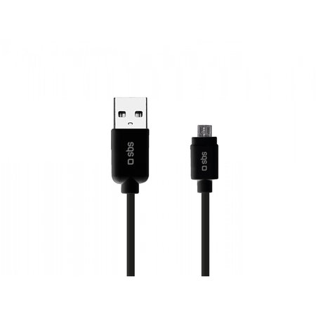 SBS - Micro-USB / USB kabel (3m), črn