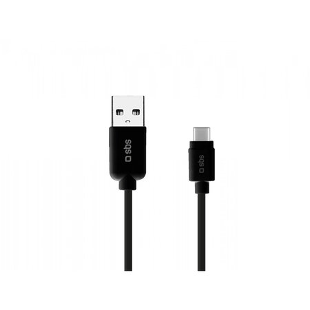 SBS - USB-C / USB kabel (1,5 m), črn