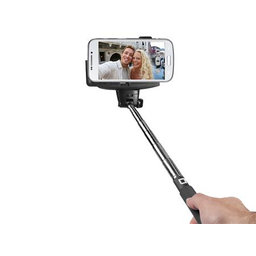 SBS - brezžična selfie palica, črna