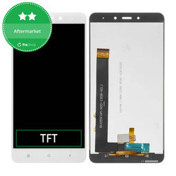 Xiaomi Redmi Note 4 (Mediatek) - LCD zaslon + steklo na dotik (White) TFT