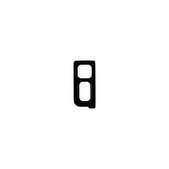 Samsung Galaxy Note 8 N950FD - Steklo za bliskavico zadnje kamere - GH64-06508A Genuine Service Pack