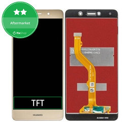 Huawei Y7 Dual - LCD zaslon + steklo na dotik (Gold) TFT