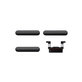Apple iPhone 8 Plus - Set gumbov za glasnost + vklop + tihi način (Space Gray)
