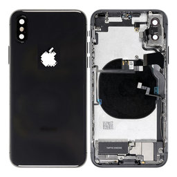 Apple iPhone X - zadnje ohišje z majhnimi deli (Space Grey)