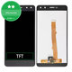 Huawei Y6 (2017) - LCD zaslon + steklo na dotik (Black) TFT