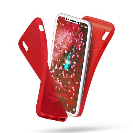 SBS - Polo Ovitek za iPhone X, rdeča