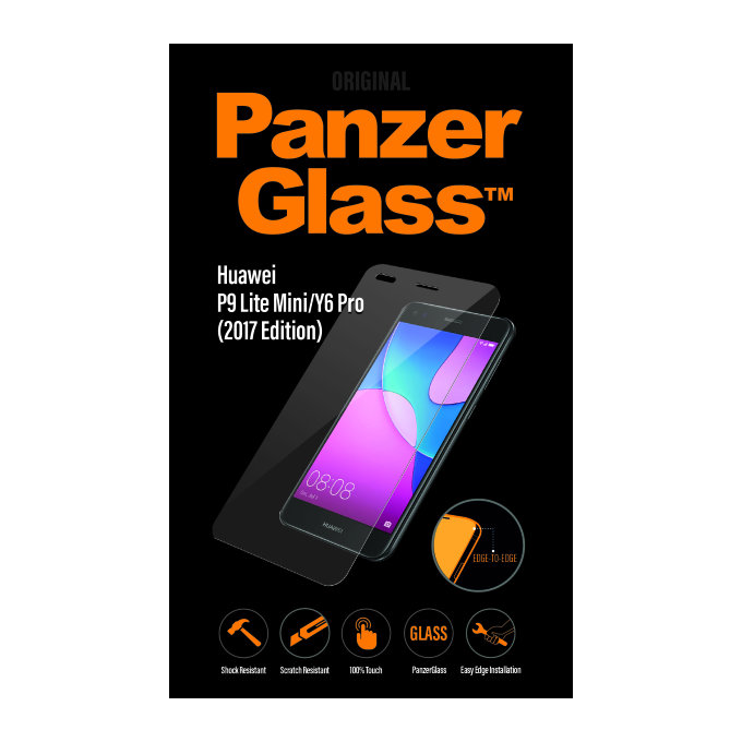 PanzerGlass - Kaljeno Steklo za Huawei P9 Lite Mini in Y6 PRO, transparent