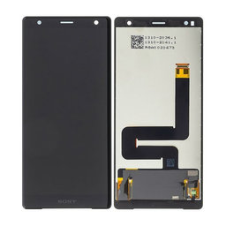 Sony Xperia XZ2 - LCD zaslon + steklo na dotik (Liquid Black) - 1313-1155 Genuine Service Pack