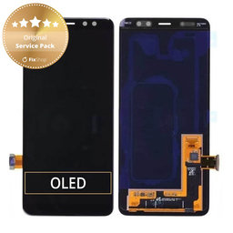 Samsung Galaxy A8 A530F (2018) - LCD zaslon + steklo na dotik - GH97-21406A, GH97-21529A Genuine Service Pack