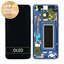 Samsung Galaxy S9 G960F - LCD zaslon + steklo na dotik + okvir (Coral Blue) - GH97-21696D, GH97-21697D Genuine Service Pack