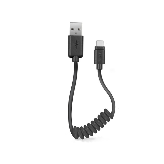 SBS - USB-C / USB kabel (0,5 m), črn