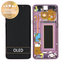 Samsung Galaxy S9 G960F - LCD zaslon + steklo na dotik + okvir (Lila Purple) - GH97-21696B, GH97-21697B Genuine Service Pack