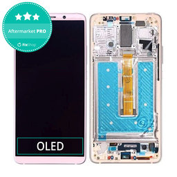 Huawei Mate 10 Pro - LCD zaslon + steklo na dotik + okvir (Pink Gold) OLED