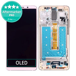 Huawei Mate 10 Pro - LCD zaslon + steklo na dotik + okvir (Pink Gold) OLED