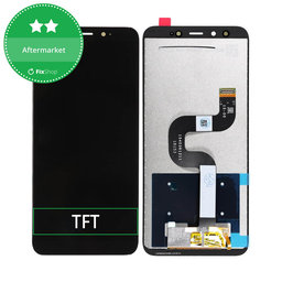 Xiaomi Mi A2 (Mi 6X) - LCD zaslon + steklo na dotik (Black) TFT