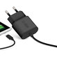 SBS - 10 W polnilni adapter z USB-C, črn