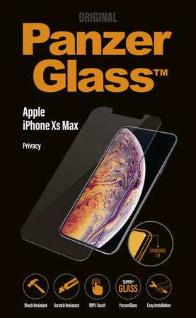 PanzerGlass - Tempered Glass Privacy Standard Fit za iPhone XS Max in 11 Pro Max, prozoren