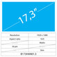 17.3 LCD Slim mat 30 pin Full HD
