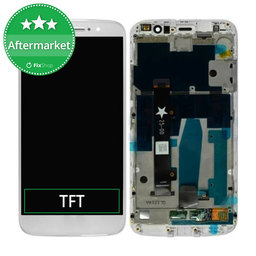 Motorola Moto M XT1663 - LCD zaslon + steklo na dotik + okvir (Grey) TFT