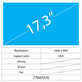 17.3 LCD Fat sijajni 30 pin HD+