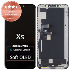 Apple iPhone XS - LCD zaslon + steklo na dotik + okvir Original Refurbished