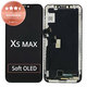 Zaslon za iPhone XS Max, Steklo na dotik z okvirjem, Refurbished