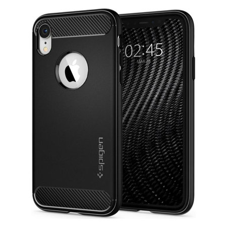 Spigen - Ovitek Rugged Armor za iPhone XR, črna