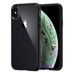 Spigen - Ovitek Ultra Hybrid za iPhone X a XS, Matte Black