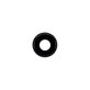 Apple iPhone XR - Steklo kamere z okvirjem (Black)