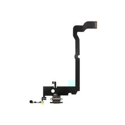 Apple iPhone XS Max - konektor za polnjenje + Flex kabel (Space Gray)