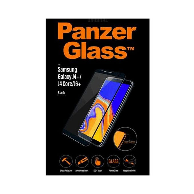 PanzerGlass - Kaljeno Steklo za Samsung Galaxy J4+ in J6+, črn