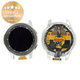 Samsung Galaxy Watch 46mm R800 - LCD zaslon + steklo na dotik + okvir (črna) - GH97-22504A Genuine Service Pack