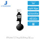 Apple iPhone 7, 7 Plus, 8, 8 Plus, SE (2020), SE (2022) - gumb Domov JCID 6 Gen (Space Grey, Black)