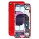 Apple iPhone 8 - Zadnje ohišje z majhnimi deli (Red)