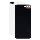 Apple iPhone 8 Plus - Steklo zadnjega ohišja z držalom za kamero (Silver)