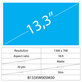 13.3 LCD Slim mat 30 pin HD