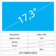 17.3 LCD Slim sijajni 30 pin HD+