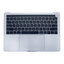 Apple MacBook Pro 13" A1706 (Late 2016 - Mid 2017) - Tipkovnica z zgornjim okvirjem + tipkovnica US + mikrofon + Trackpad + zvočniki (Silver)