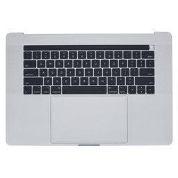 Apple MacBook Pro 15" A1707 (Late 2016 - Mid 2017) - Tipkovnica z zgornjim okvirjem + tipkovnica US + mikrofon + Trackpad + zvočniki (Silver)