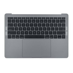 Apple MacBook Pro 13" A1708 (Late 2016 - Mid 2017) - Tipkovnica z zgornjim okvirjem + tipkovnica US + mikrofon + Trackpad + zvočniki (Space Gray)
