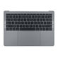 Apple MacBook Pro 13" A1708 (Late 2016 - Mid 2017) - Tipkovnica z zgornjim okvirjem + tipkovnica US + mikrofon + Trackpad + zvočniki (Space Gray)